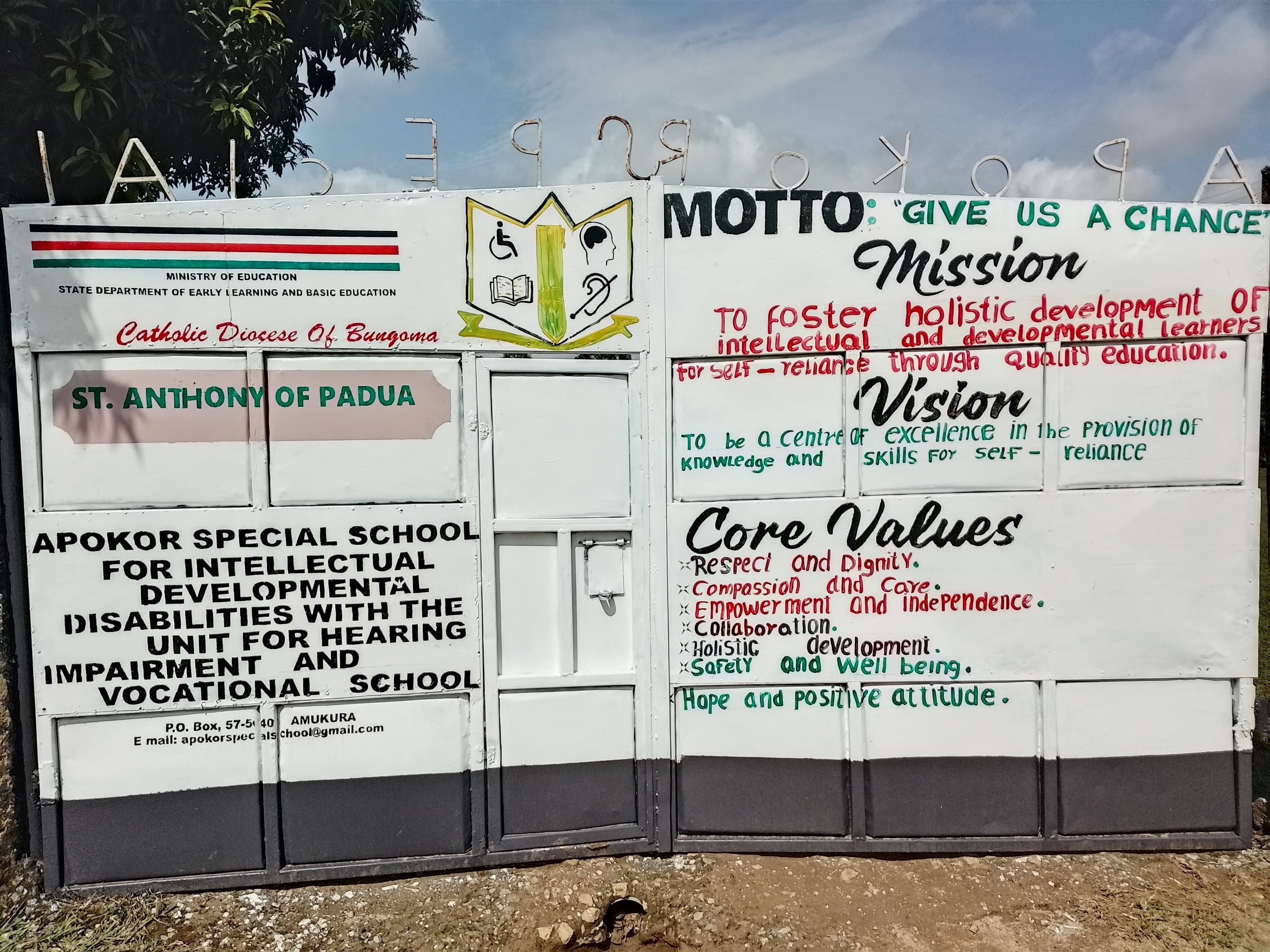 Bringing shoes and smiles to Apokor Special School