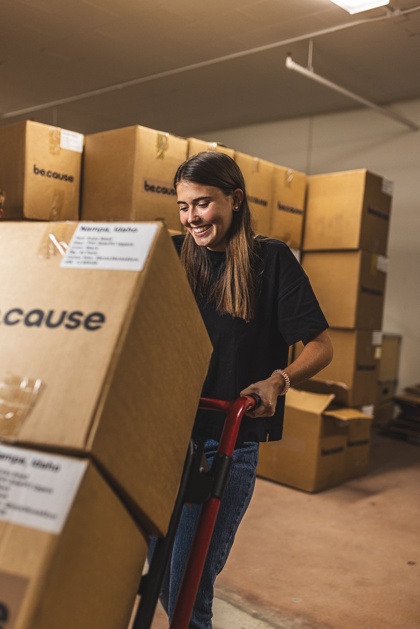 How are the shoes distributed?