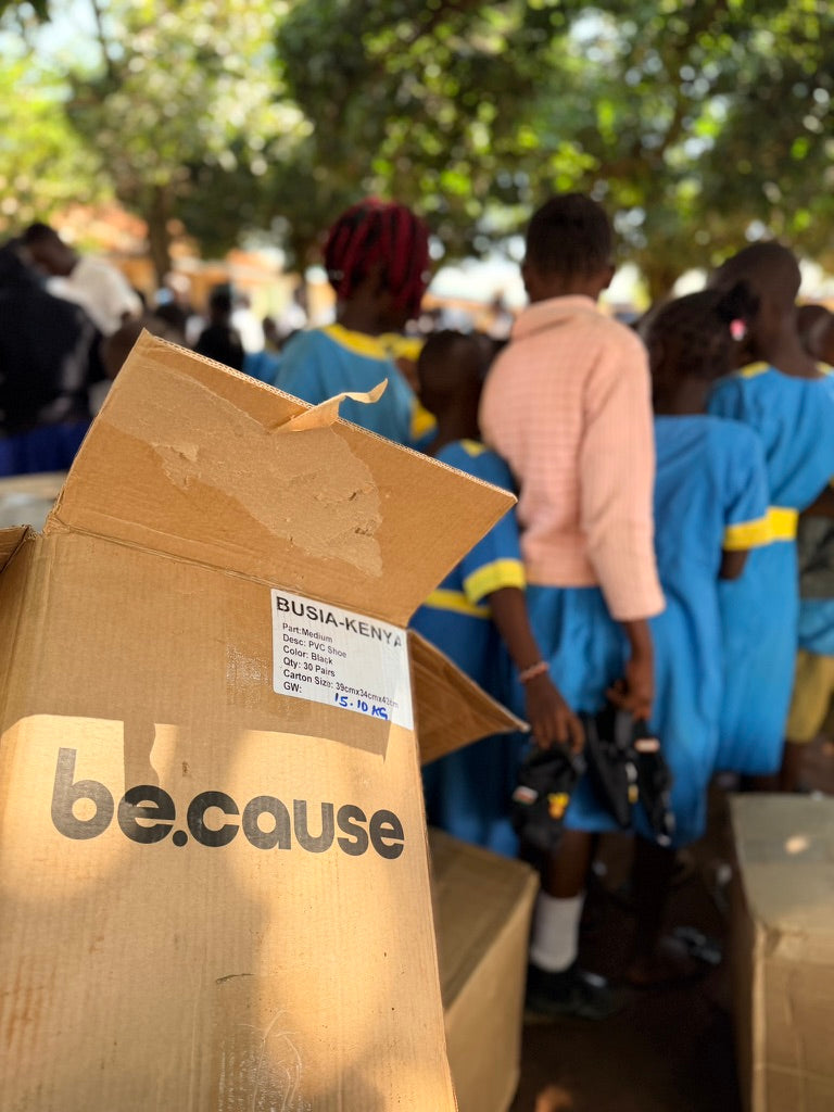 How are the shoes distributed?