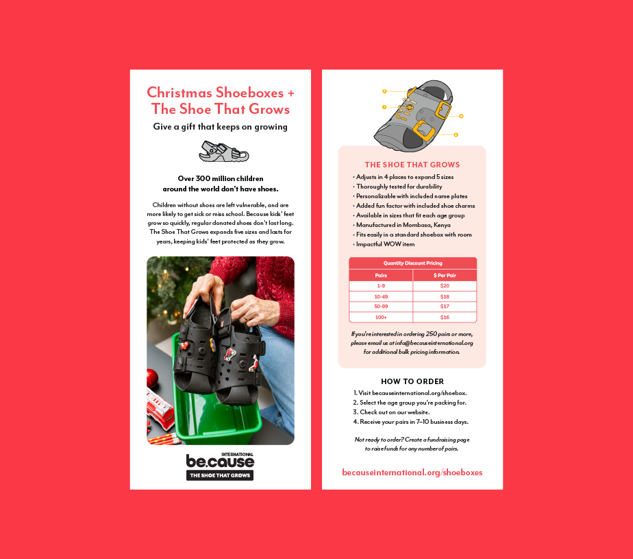 The Shoe That Grows brochure